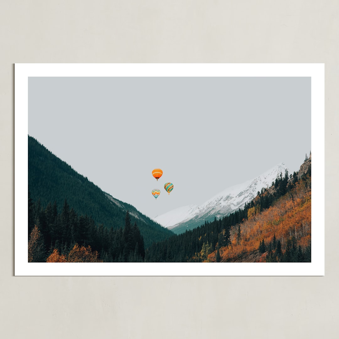 "Above and Beyond" - Art Print in Sky by Irene Suchocki - Unframed