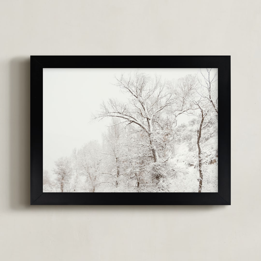 "argentum pair II" - Art Print in bark by Kamala Nahas - Framed