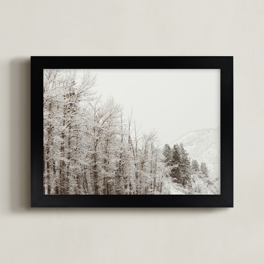 "argentum pair I" - Art Print in bark by Kamala Nahas - Framed