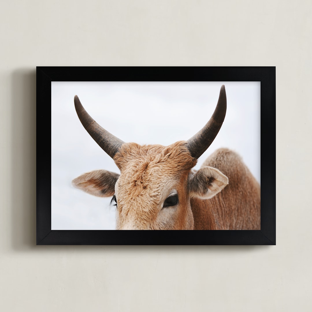 "Nelly Dean" - Art Print in Copper by Amy Carroll - Framed