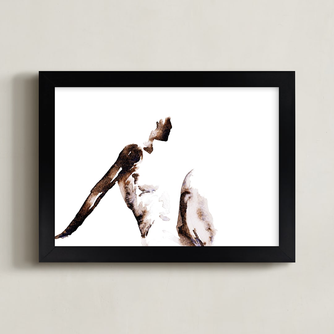"Body" - Art Print in Mother Earth by Belia Simm - Framed