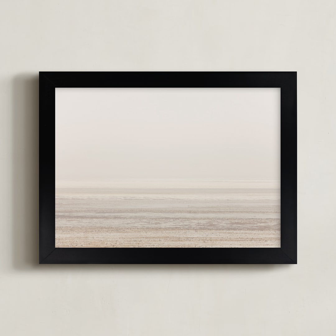 "Patagonian Winter" - Art Print in Patagonian White by Daniel Fox - Framed
