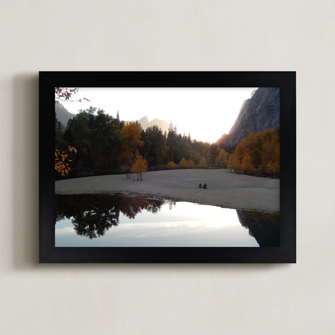 "Yosemite Light" - Art Print in Sky grey by Sea and Sky - Framed