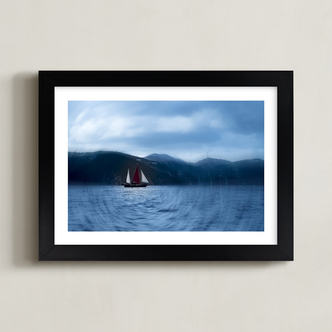 "Yo ho, yo ho!" - Art Print in Stormy Waters by Hannah Graham - Framed