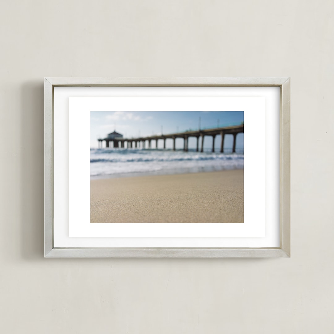 " Nearsighted" - Art Print in Sandy by Christian Florin - Framed