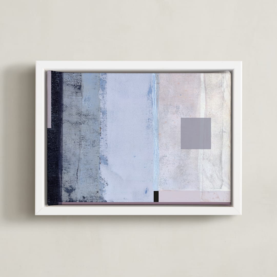 "Doors to my heart" - Art Print in Frost by Jaqui Falkenheim - Framed Canvas