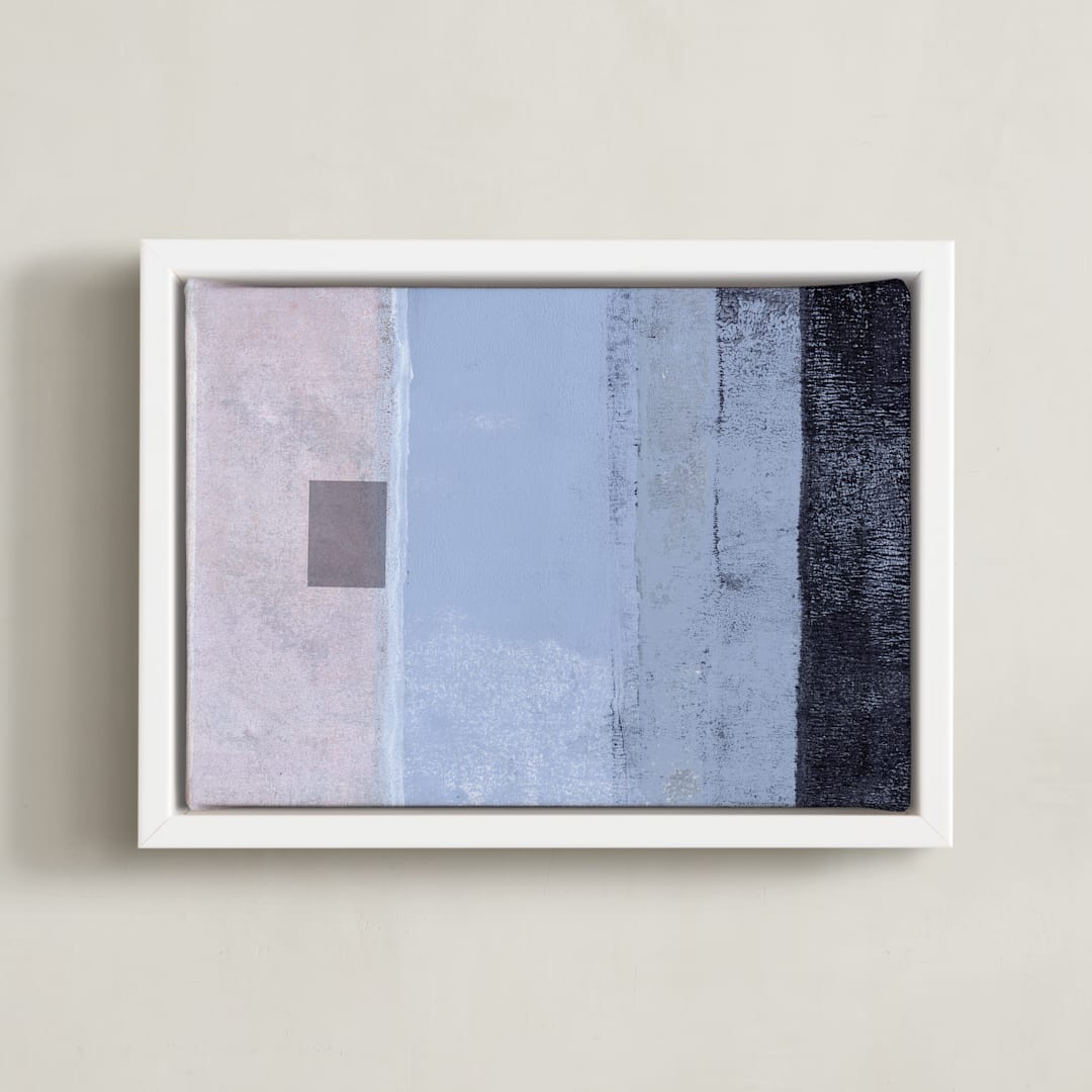 "Doors to my heart II" - Art Print in Frost by Jaqui Falkenheim - Framed Canvas