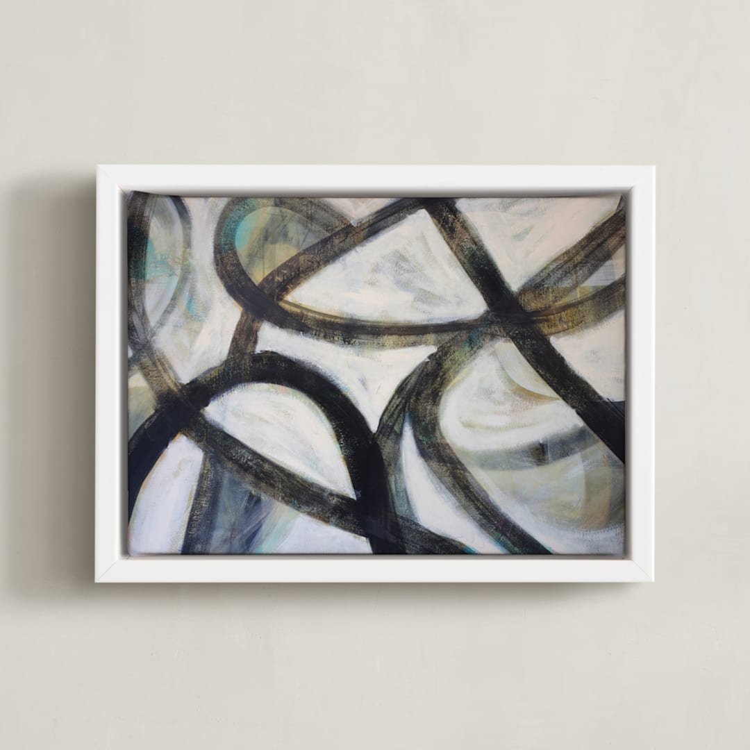 "Alaska Underground" - Art Print in Alaska by Kim Colthurst Johnson - Framed Canvas