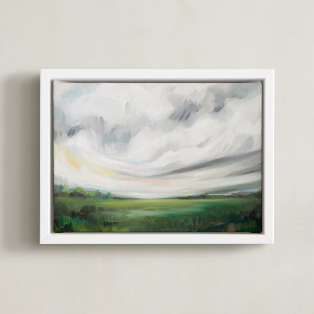 "Mornings Away" - Art Print in Mornings Away by Emily Jeffords - Framed Canvas