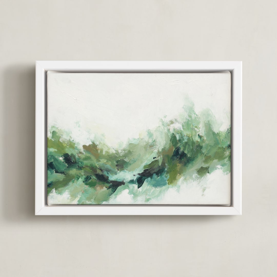 "Marble Forest" - Art Print in forest by Svitlana Martynjuk - Framed Canvas