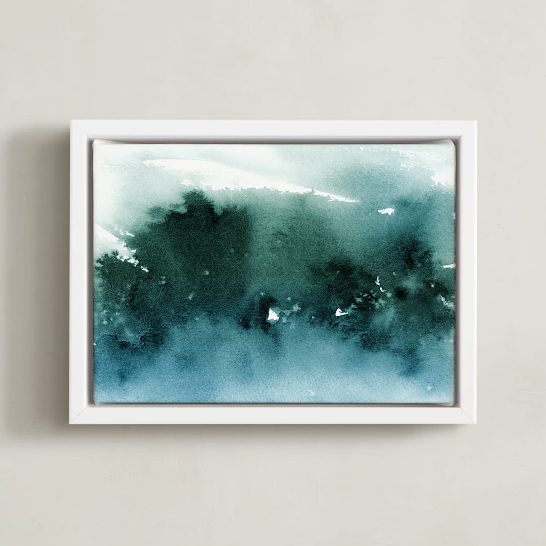 "misty forest" - Art Print in Forest by Lindsay Megahed - Framed Canvas