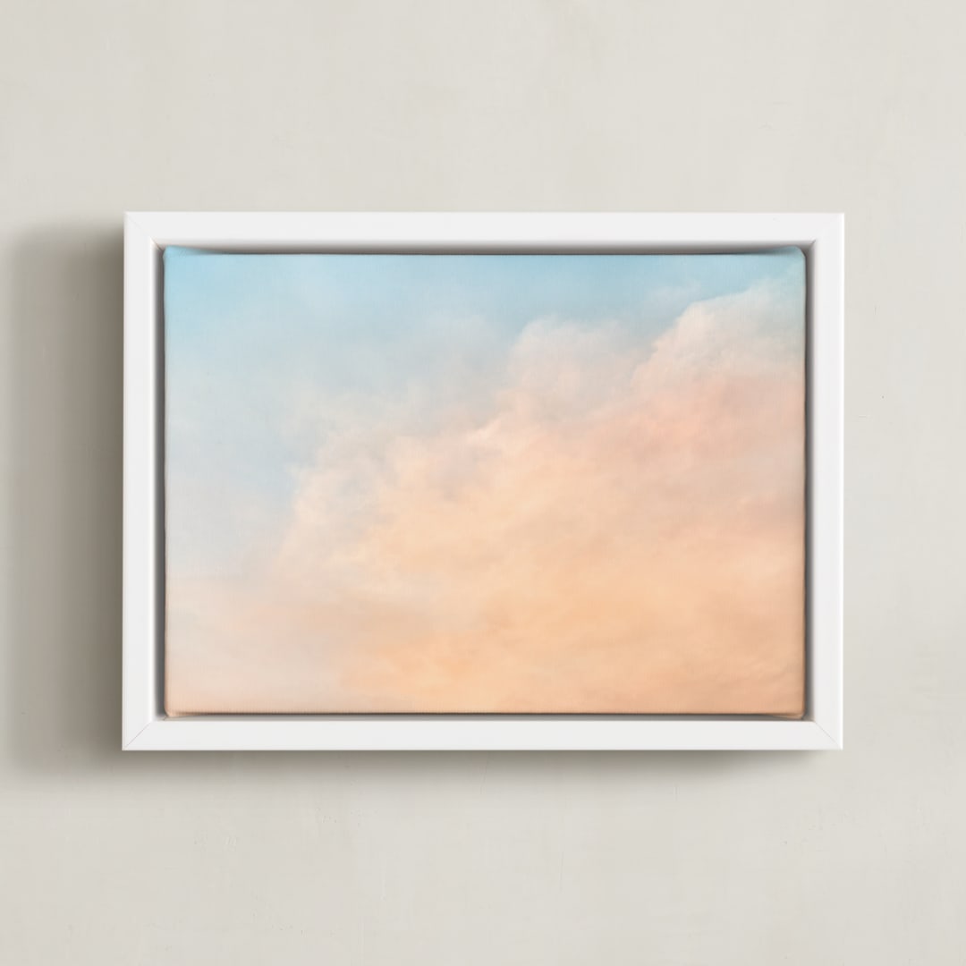 "Day Dream" - Art Print in Sunset by Kamala Nahas - Framed Canvas