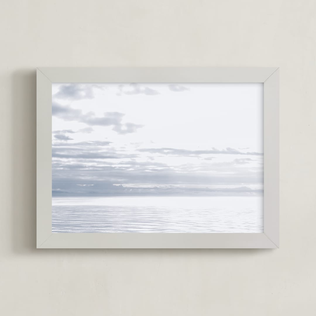 "Visionary" - Art Print in Glacial by Courtney Crane - Framed