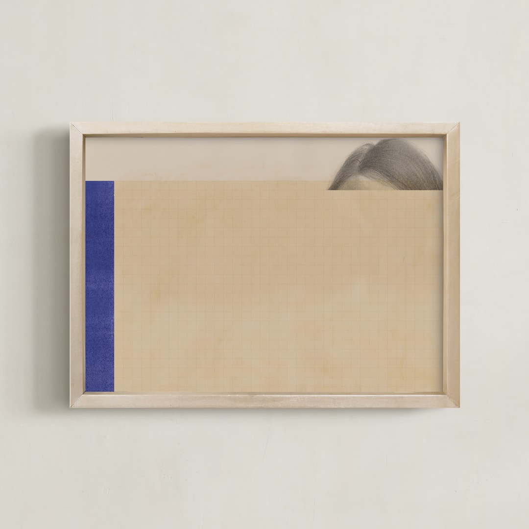 "Her II" - Art Print in Ginger by jinseikou - Framed
