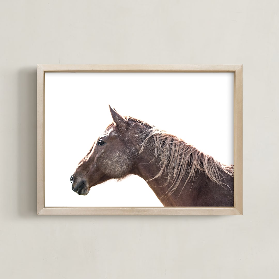 "A Little Muddy 2" - Art Print in earth by Owl and Toad - Framed