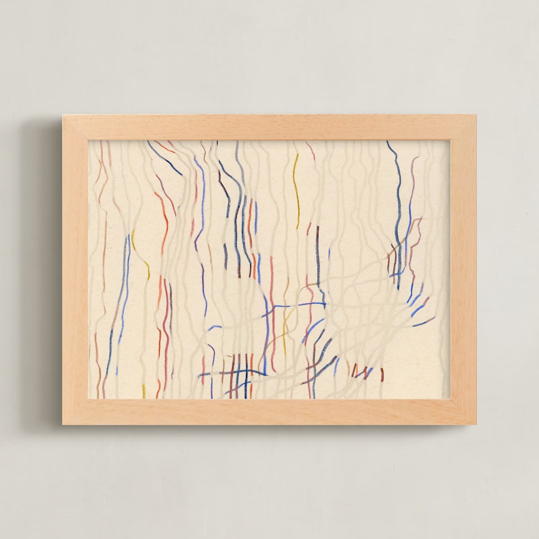 "Twine" - Art Print in Paper by Sumak Studio - Framed