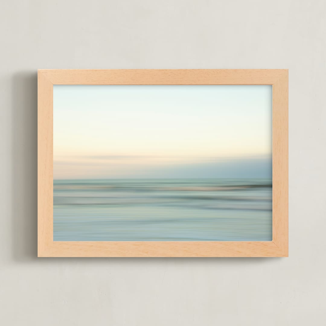 "The Blues" - Art Print in Sea by Cristina Marie - Framed