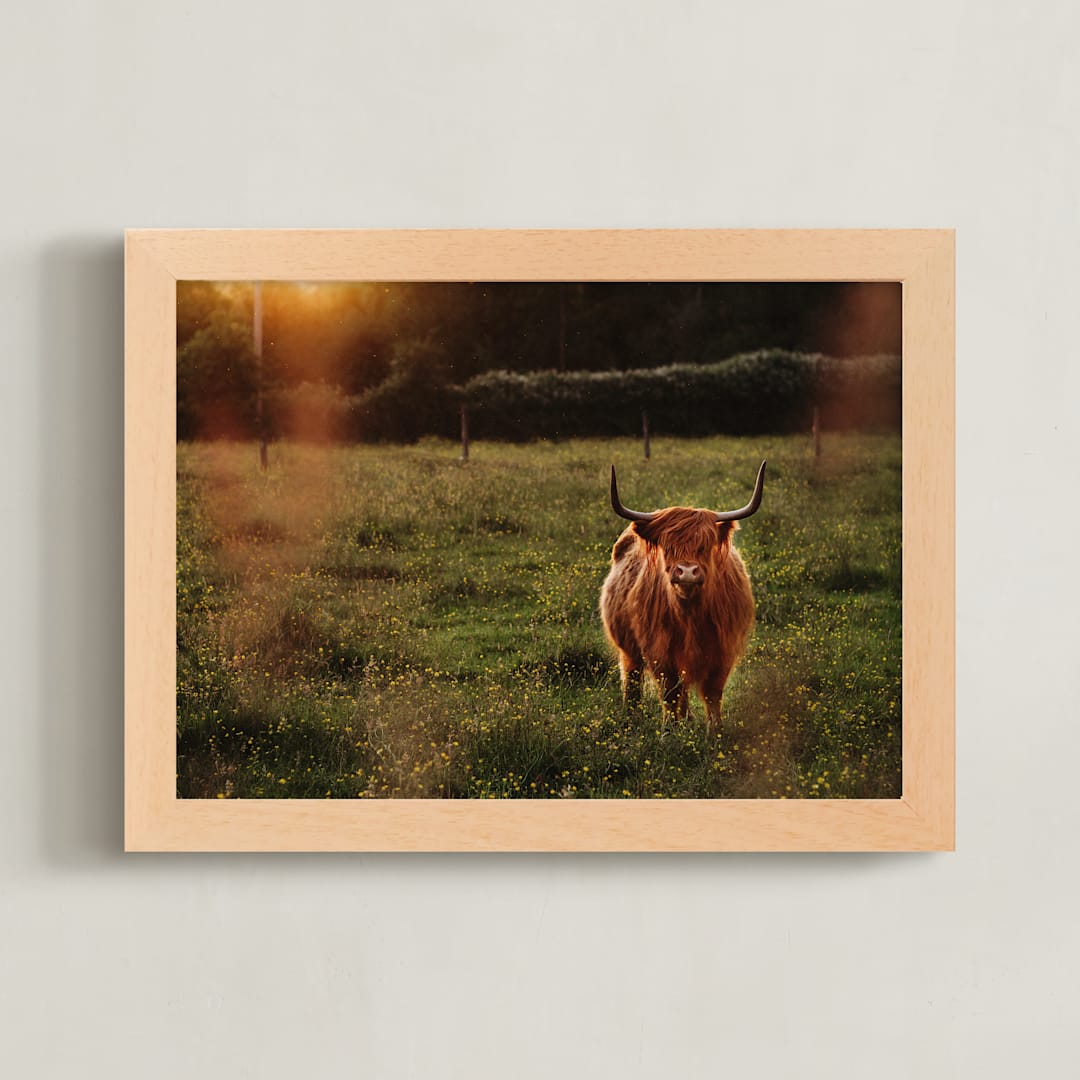 "Carnelian Rust" - Art Print in rust by Hollie Renner Photography - Framed