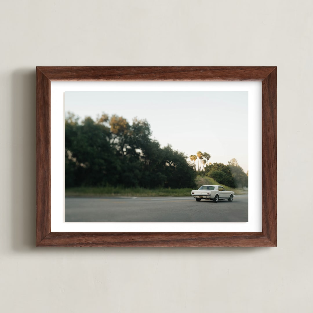 "L.A I Love You" - Art Print in Earth Green by Chelsea Victoria - Framed