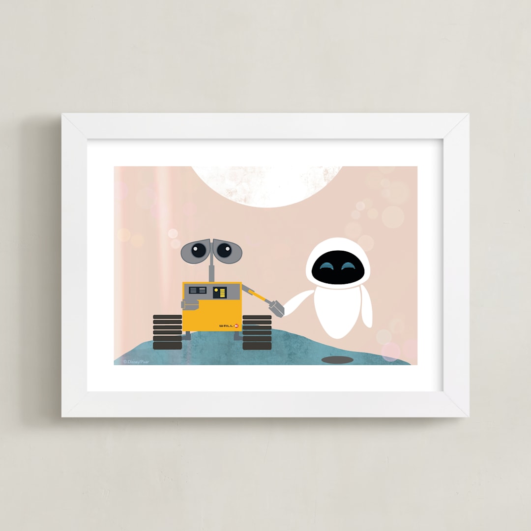 "out there" - Art Print in Sandstorm by Maja Cunningham - Framed