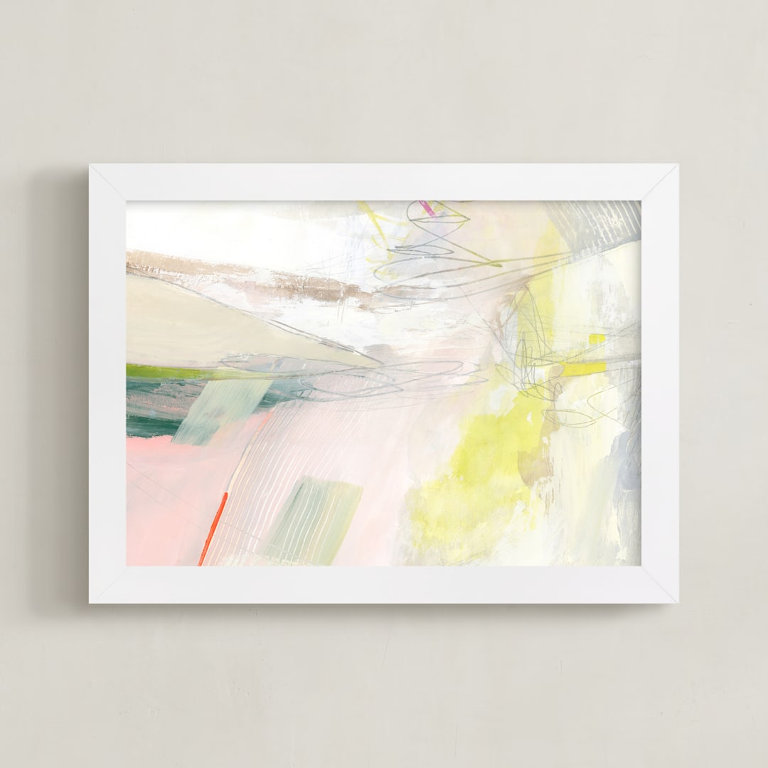 "Sweet Dreams" - Art Print in Dusk by Carol Barber - Framed