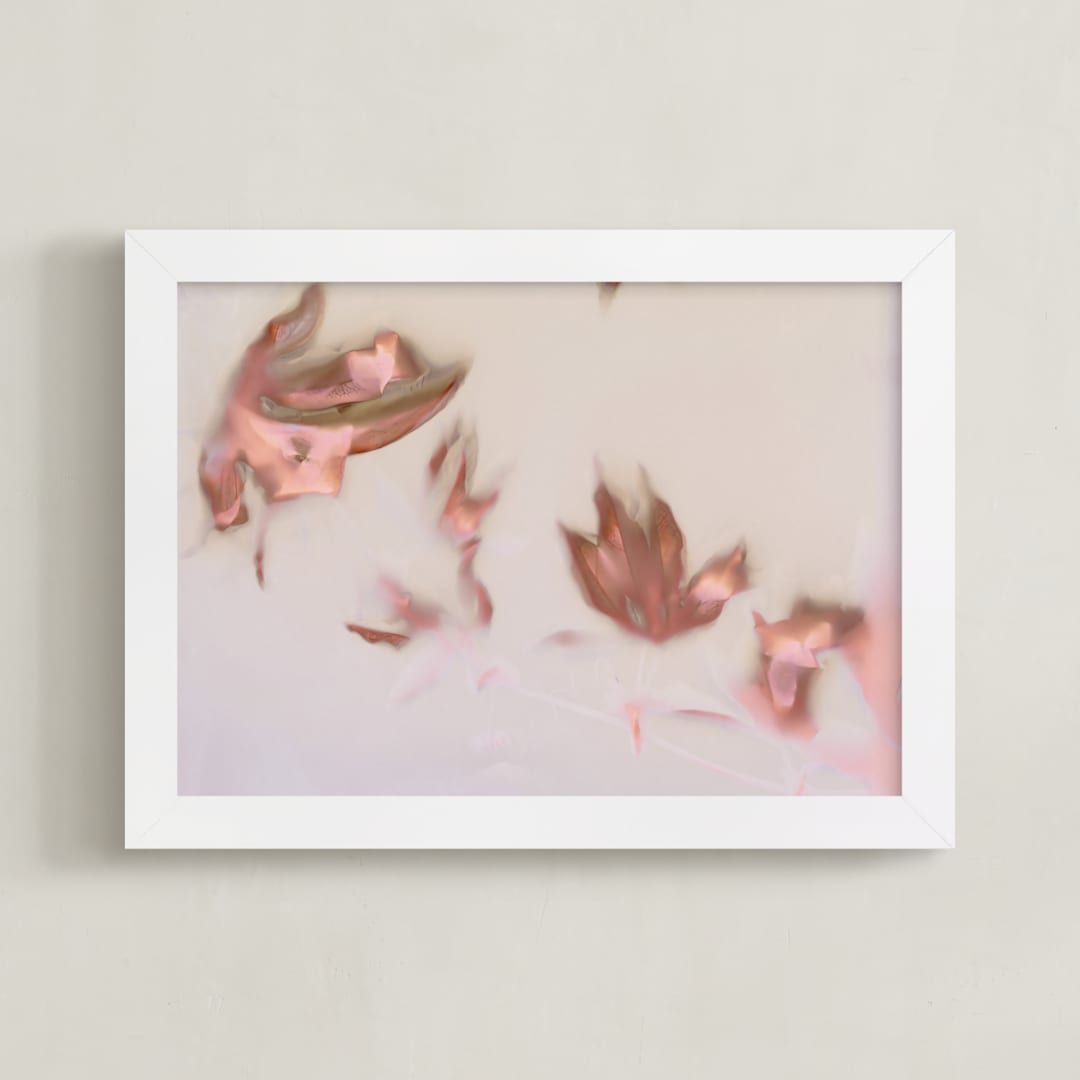 "Somewhere waiting for me" - Art Print in passionfruit by raven erebus - Framed