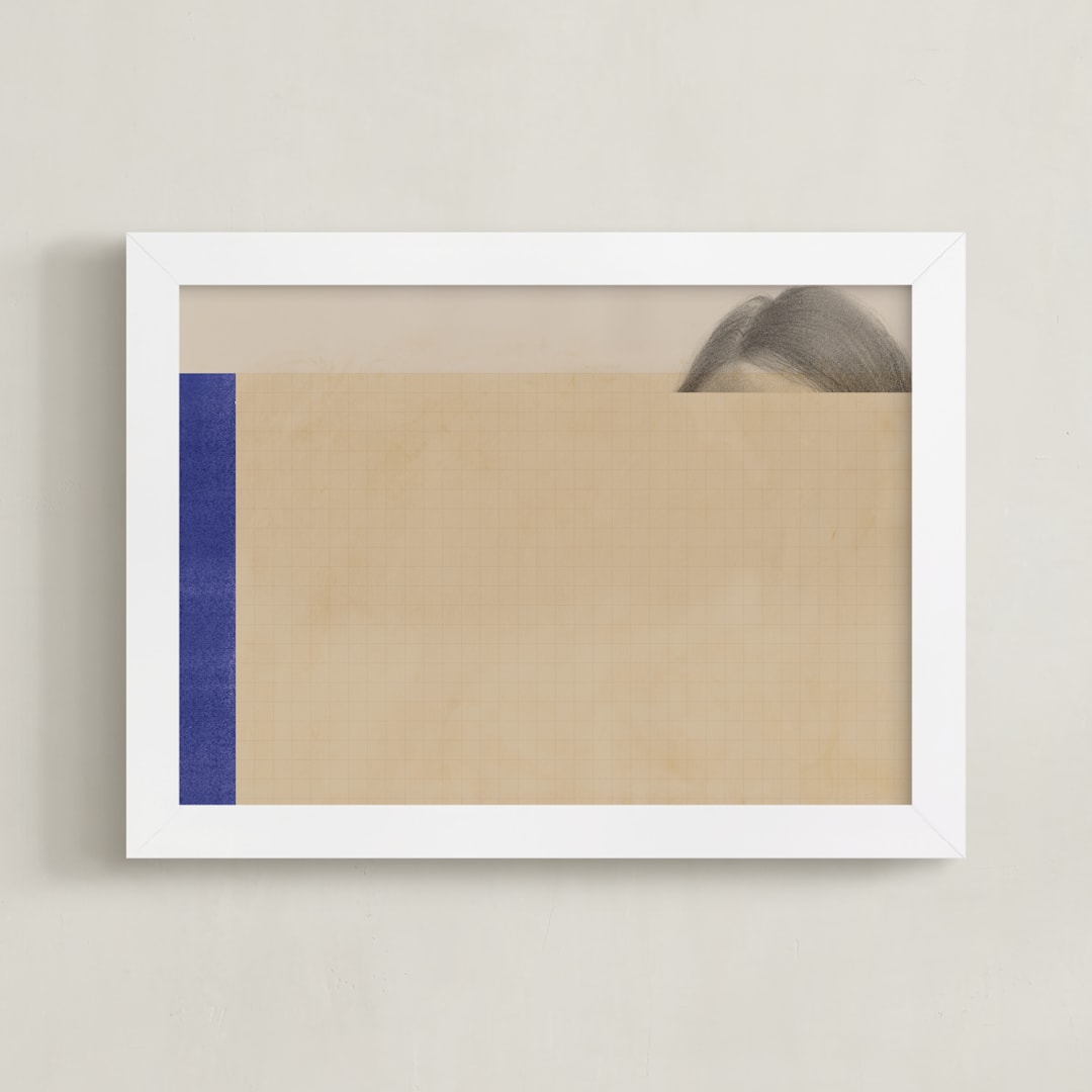 "Her II" - Art Print in Ginger by jinseikou - Framed