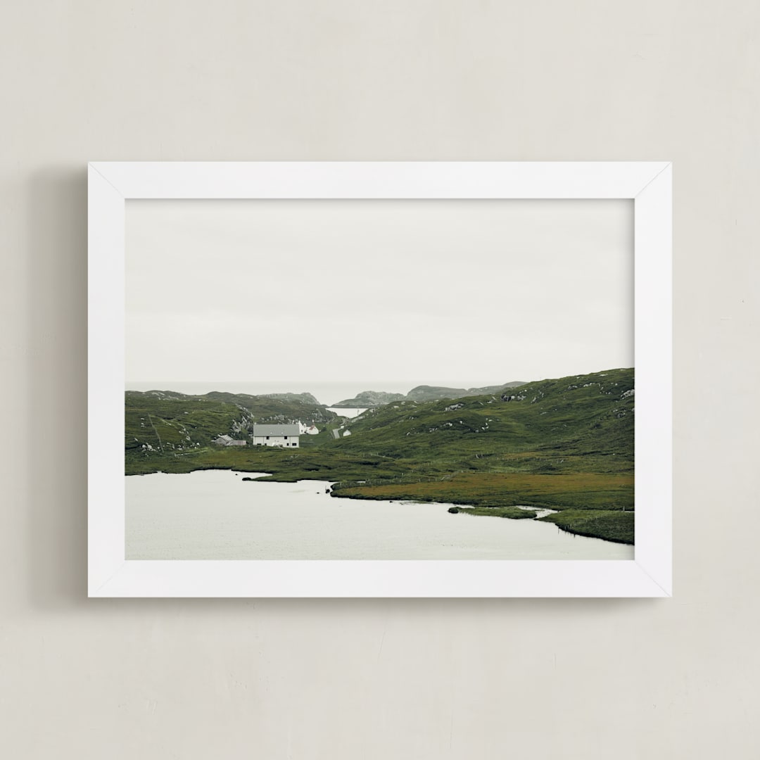 "highland coast" - Art Print in Rolling Hills by Kamala Nahas - Framed