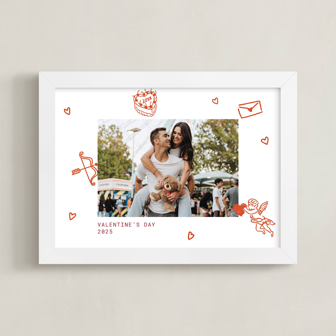 "Wings and Things: Landscape Framed Photo" - Framed Photo in Cherry by Cass Loh - Framed