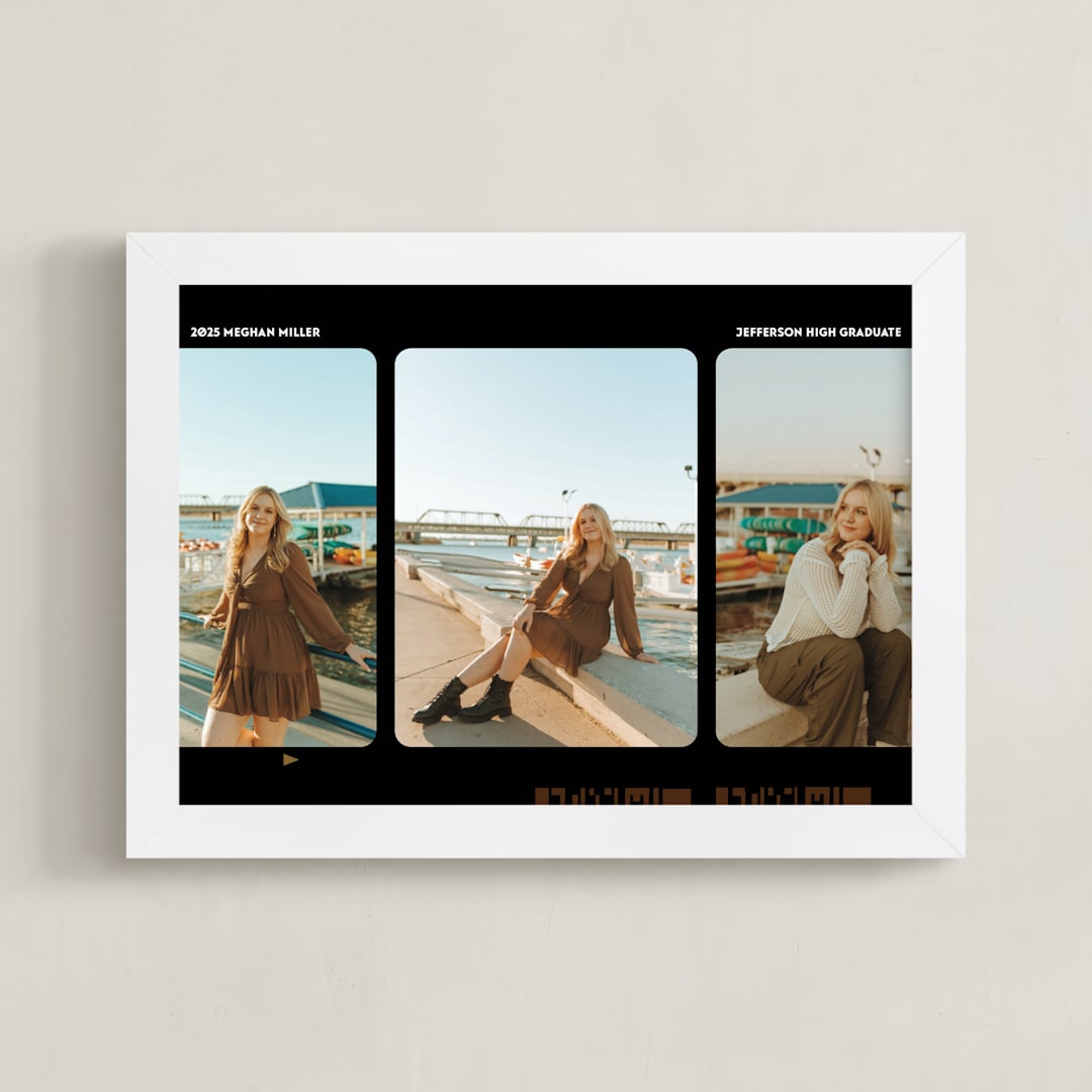 "Film Star: Landscape Framed Photo" - Framed Photo in Noir by Jenna Holcomb - Framed