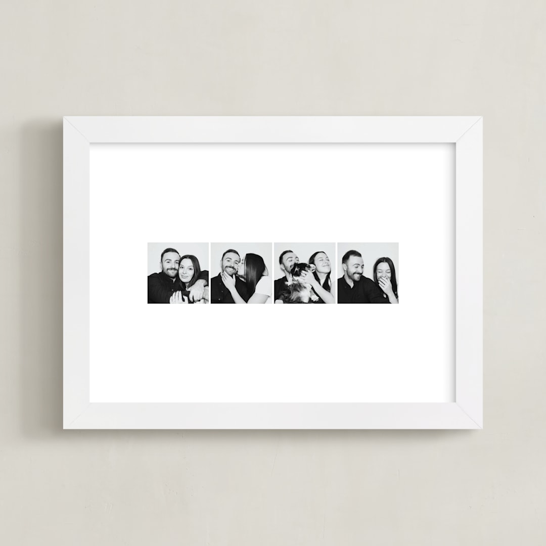 "Photo Strip: Landscape Framed Photo" - Framed Photo in White by Minted - Framed