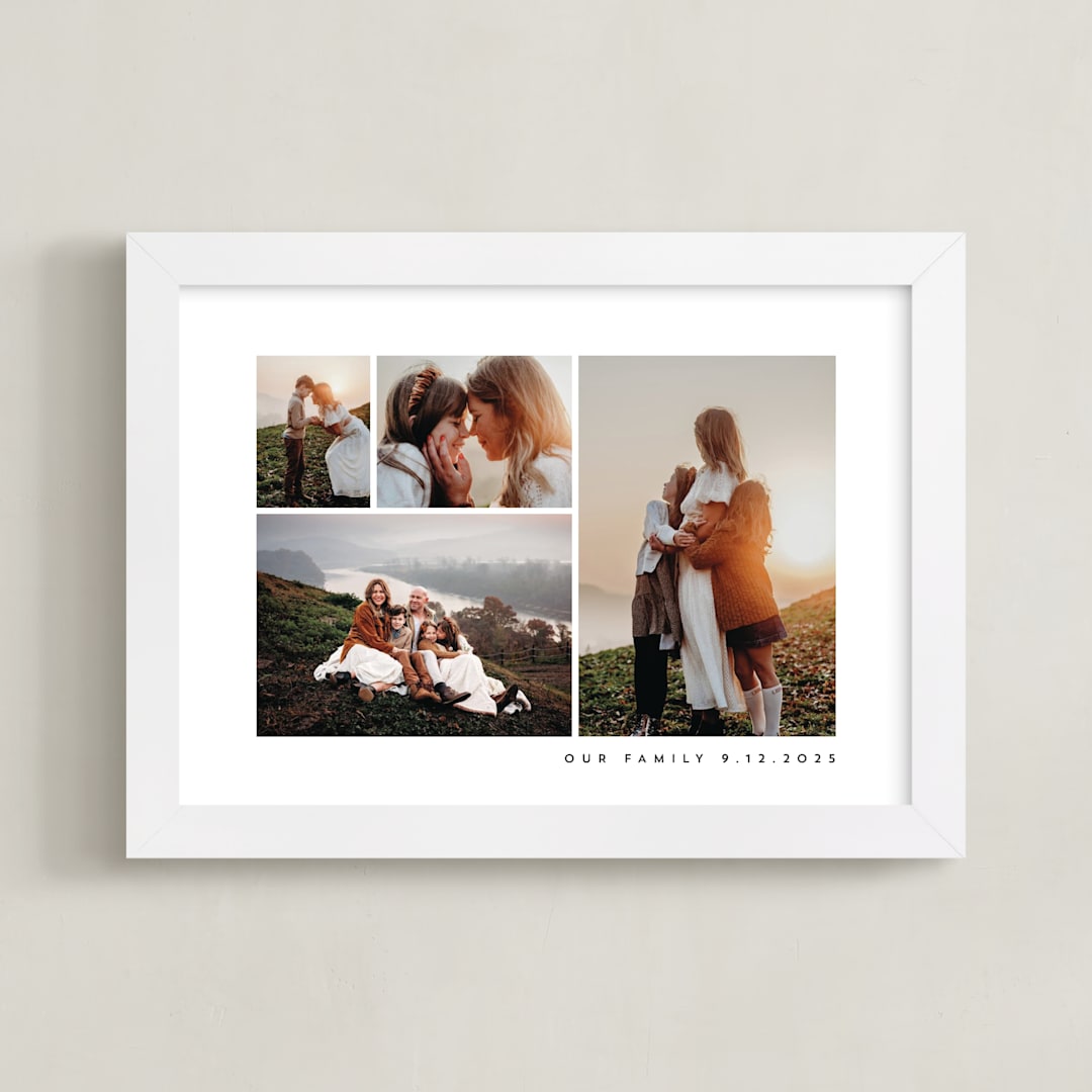 "Four Photo: Landscape Framed Photo" - Framed Photo in Sugar by Angela Garrick - Framed
