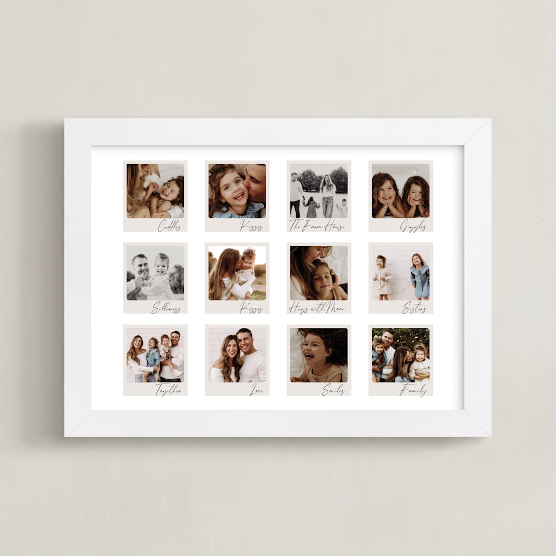 "Twelve" - Framed Photo in Snow by Lori Wemple - Framed