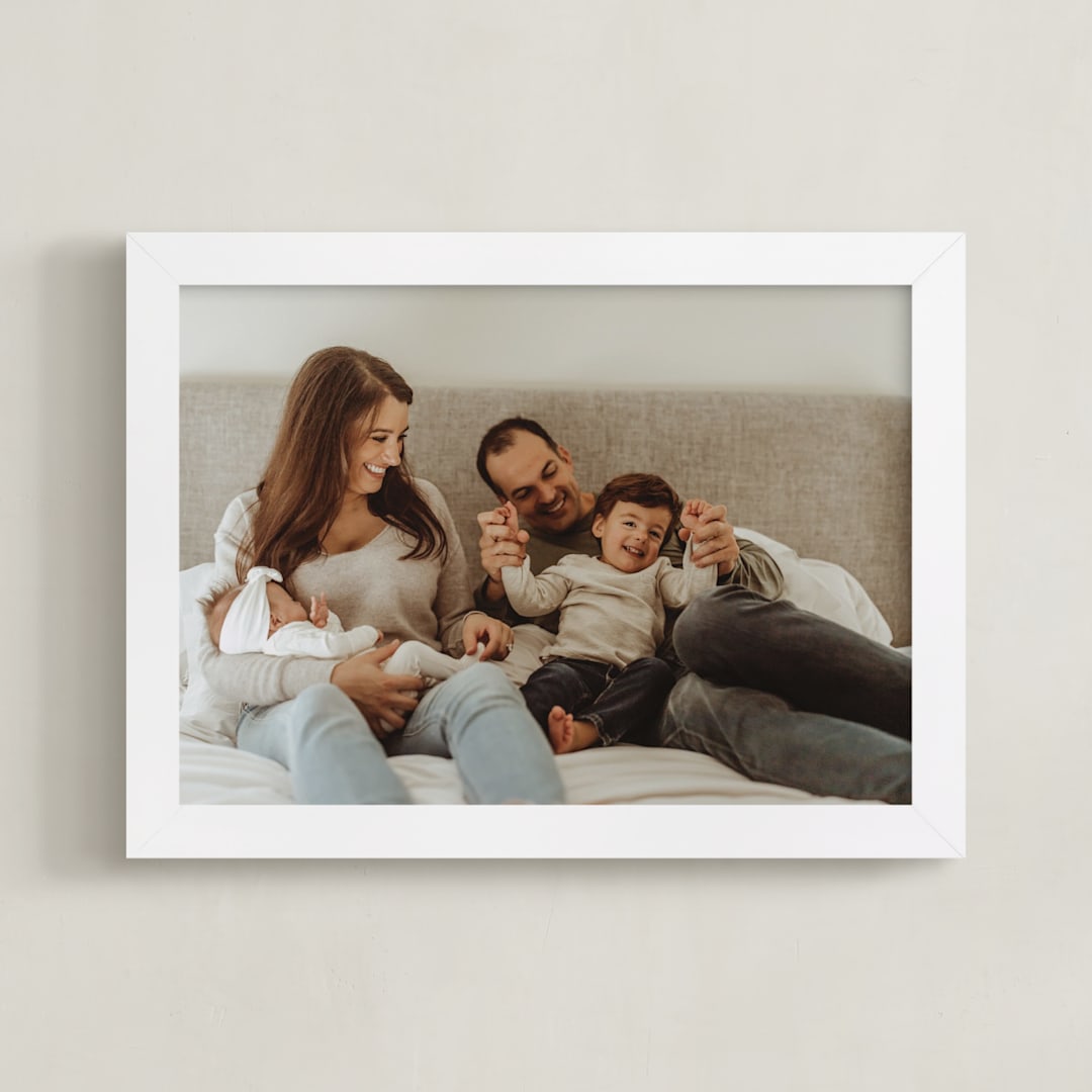 "The Big Picture: Mother's Day Framed Photo" - Framed Photo in White by Minted - Framed