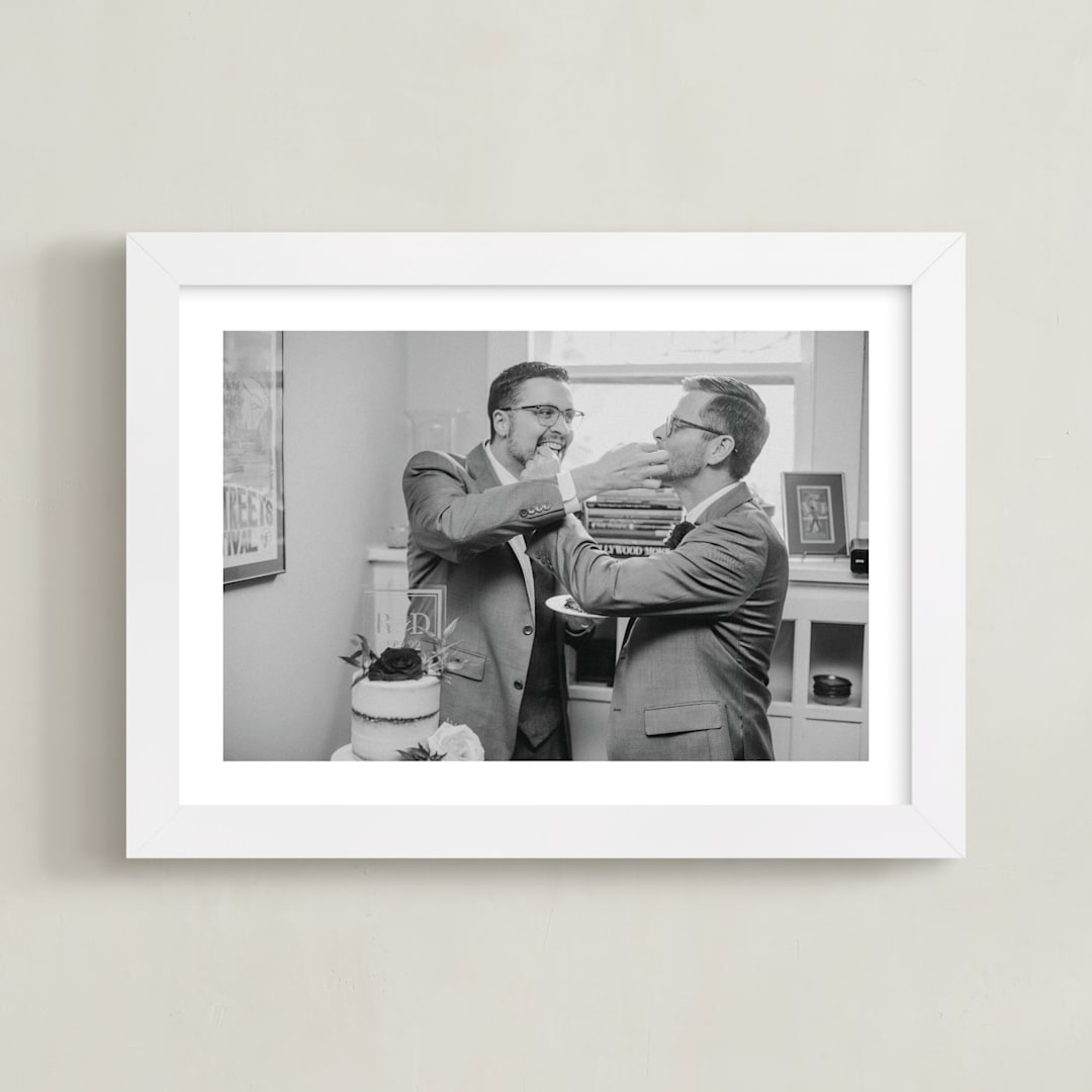 "The Big Picture" - Framed Photo in White by Minted - Framed