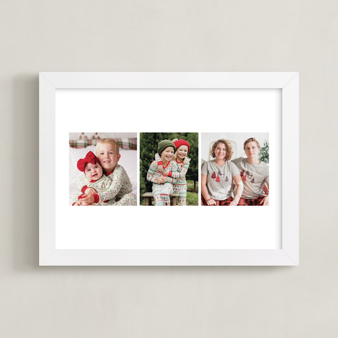 "Three Photo: Landscape Framed Photo" - Framed Photo in Cotton by jomolo - Framed