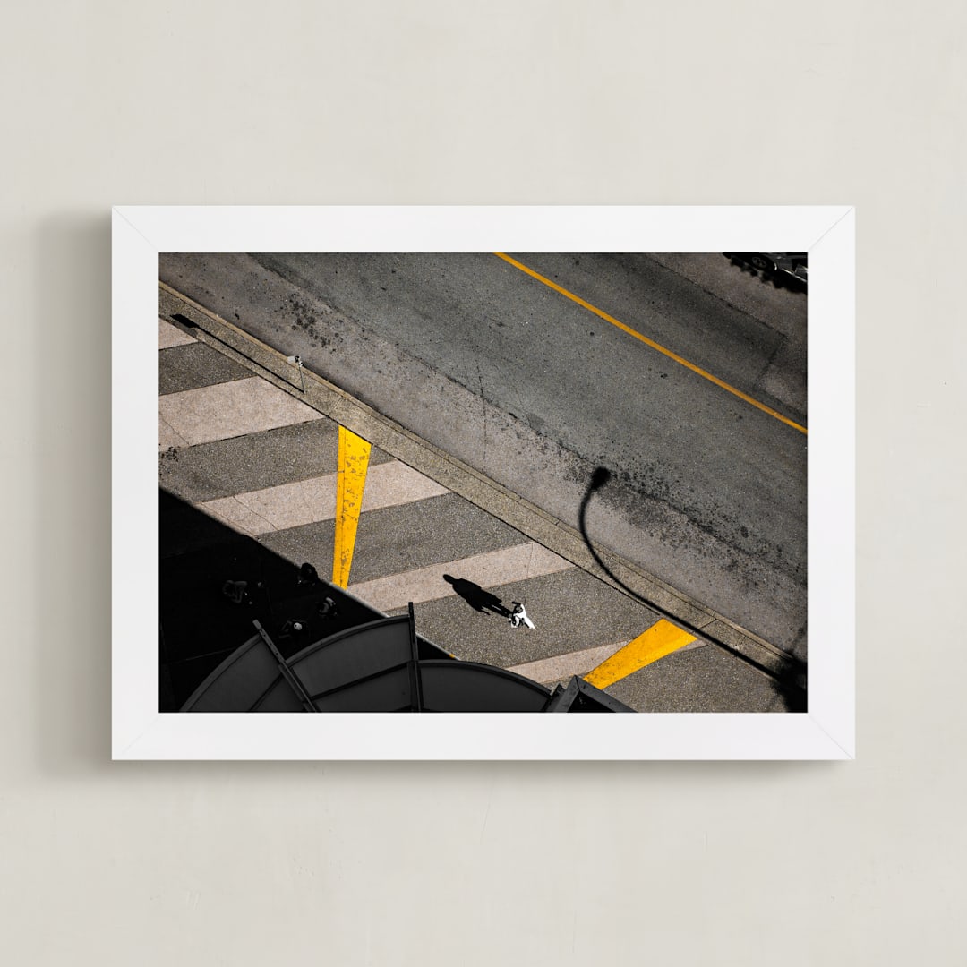 "Story From Aerial #2" - Art Print in Bright Day by Van Tsao - Framed