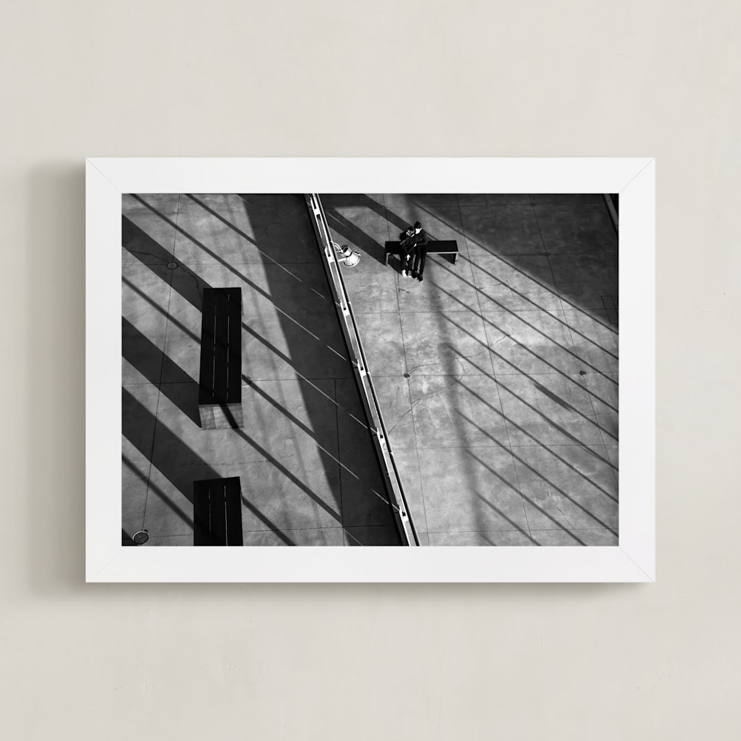 "Study of Shade #1" - Art Print in Urban Noir by Van Tsao - Framed