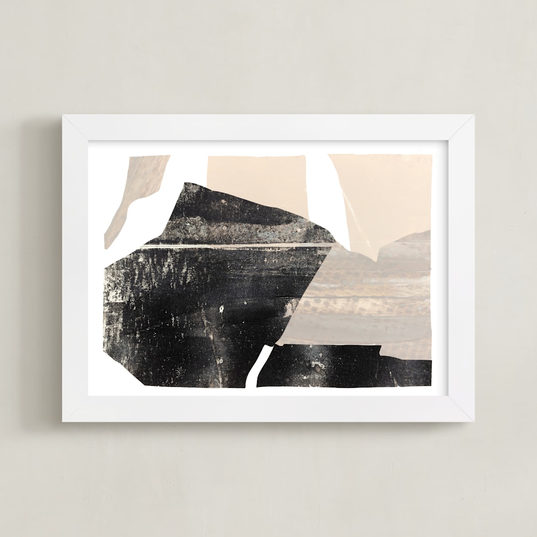 "Agate 2" - Art Print in Agate by Jennifer Daily - Framed