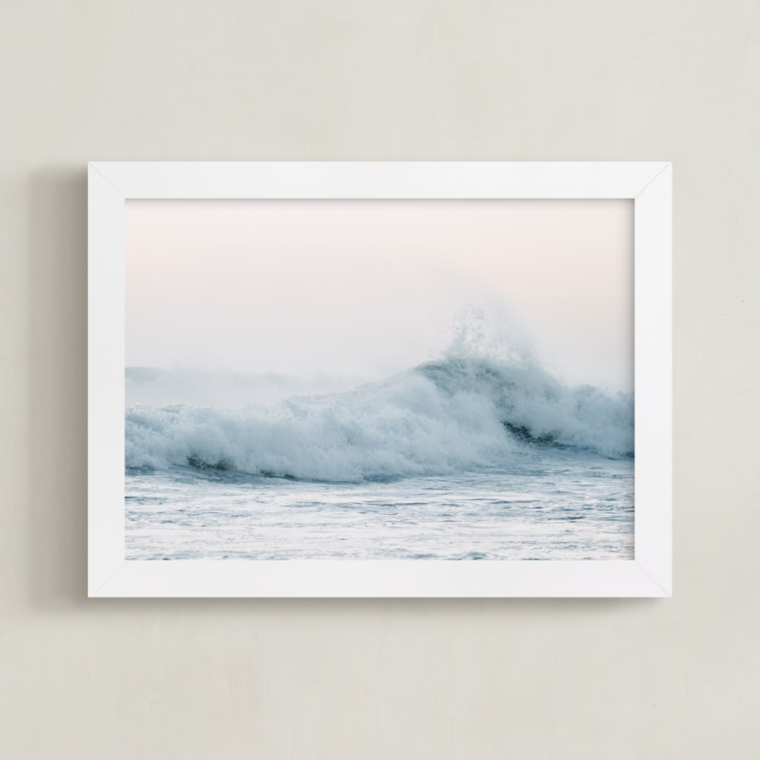 "Playa Negra" - Art Print in Crush by Kaitlin Rebesco - Framed