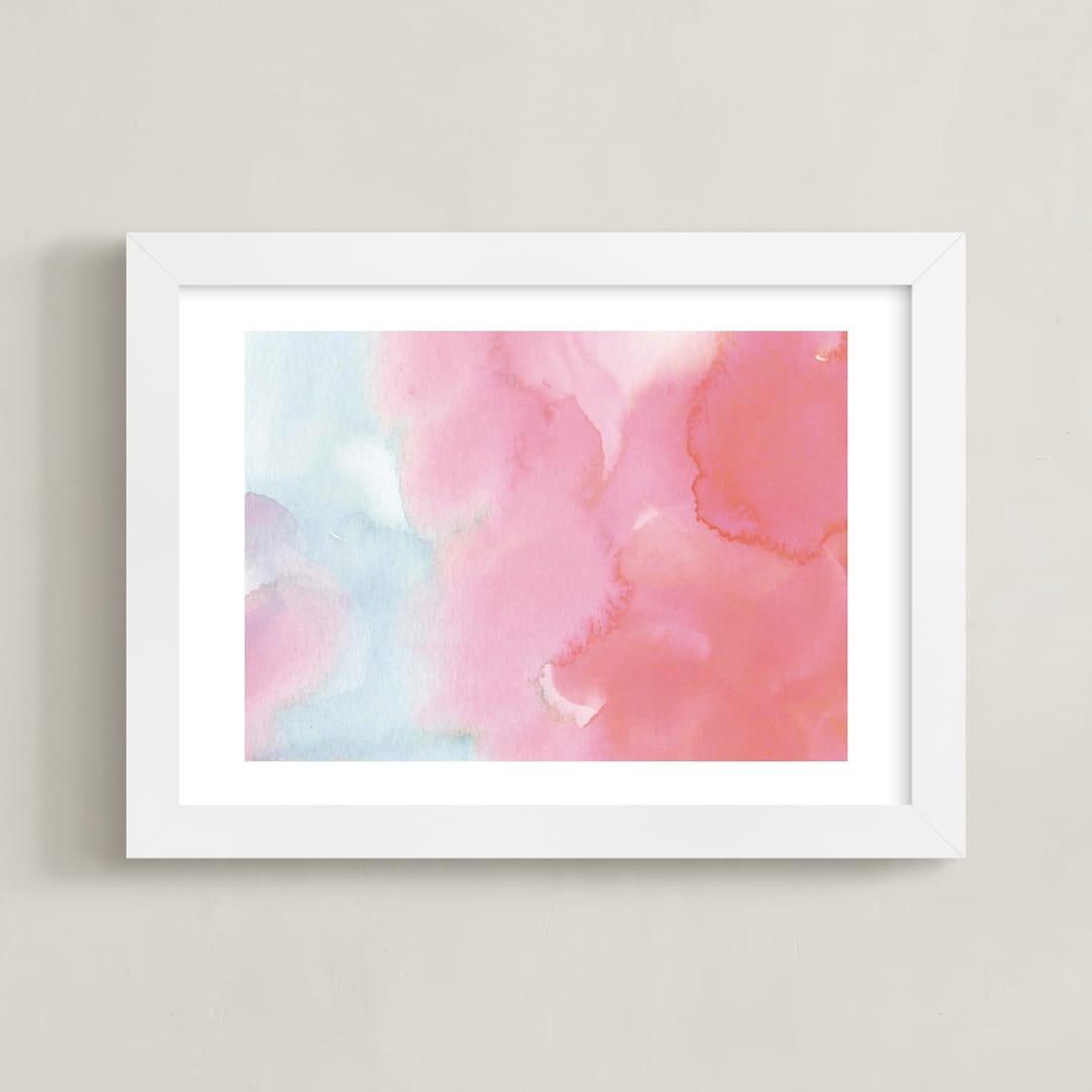 "Autumn, No. 1 (Clouds)" - Art Print in Autumn Sunset by studio SYLVO - Framed