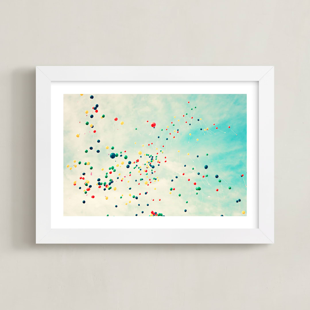 "Lucky" - Art Print in Circus by Caroline Mint - Framed