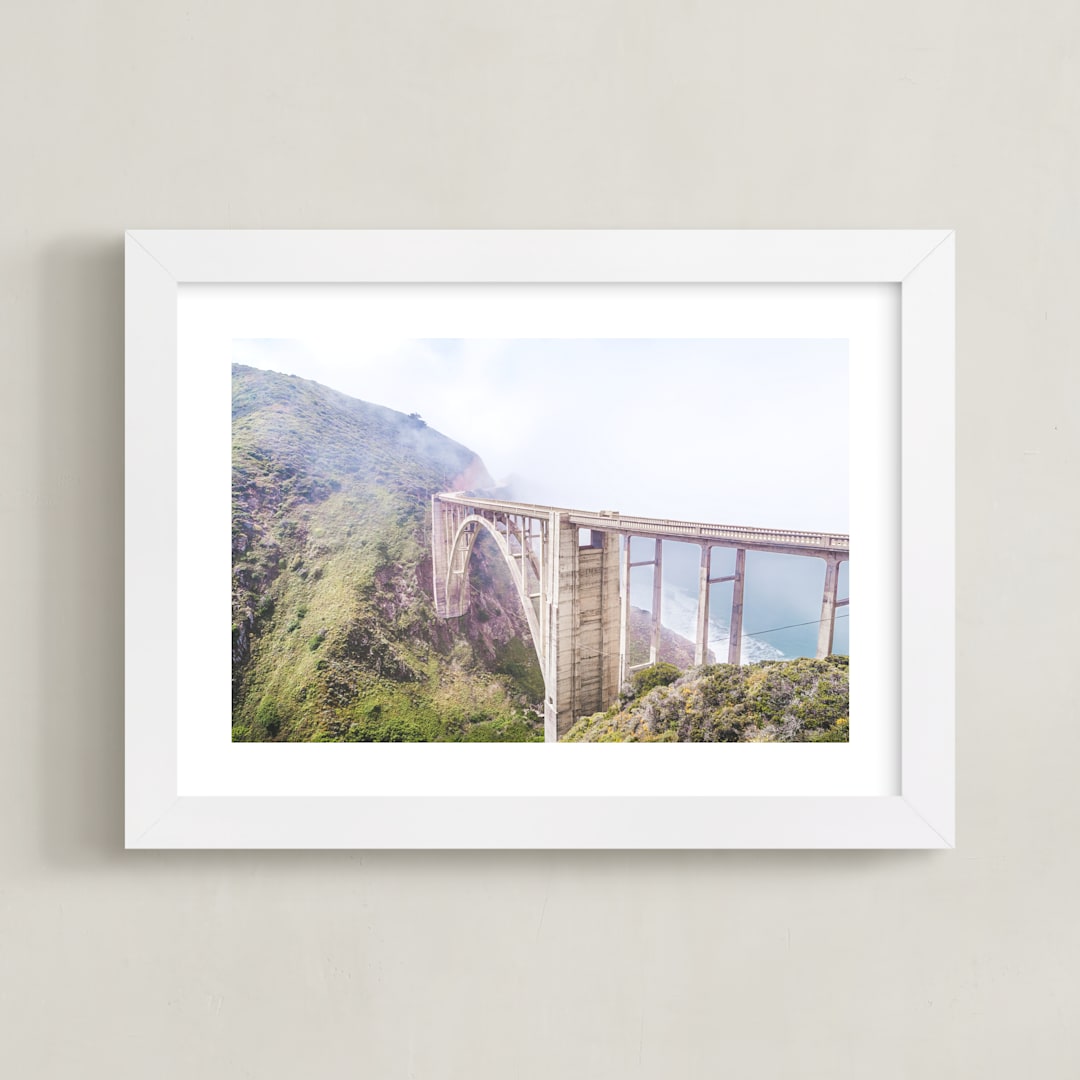 "Misty Bixby II" - Art Print in Moss by LindseyErin - Framed