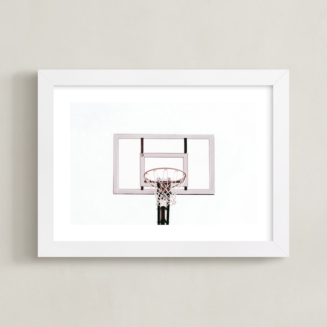 "Fuerza" - Art Print in White by LindseyErin - Framed