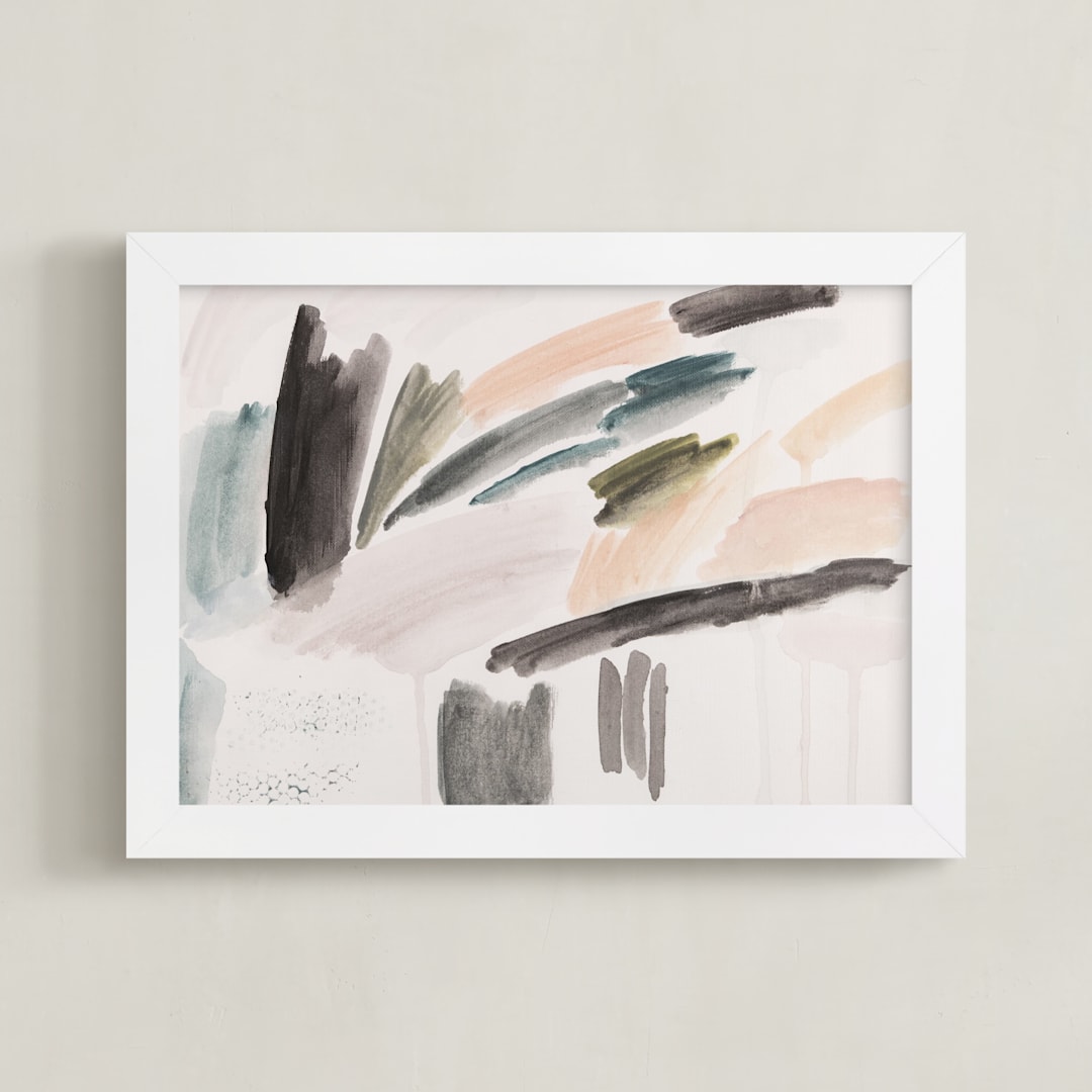 "Palm Springs II" - Art Print in palm springs by Lauren Packard - Framed