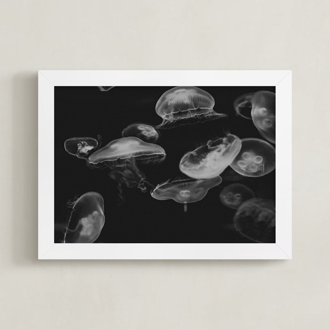 "Dancing in the Deep" - Art Print in Smolder Black by Hollie Renner Photography - Framed