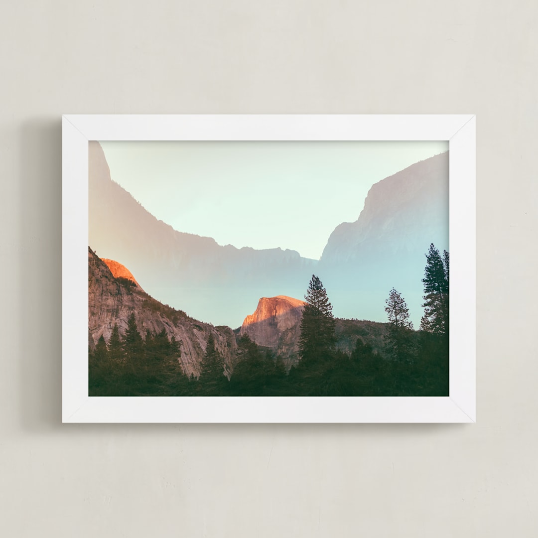 "Impressions - Yosemite" - Art Print in Sunset by Lindsay Ferraris Photography - Framed