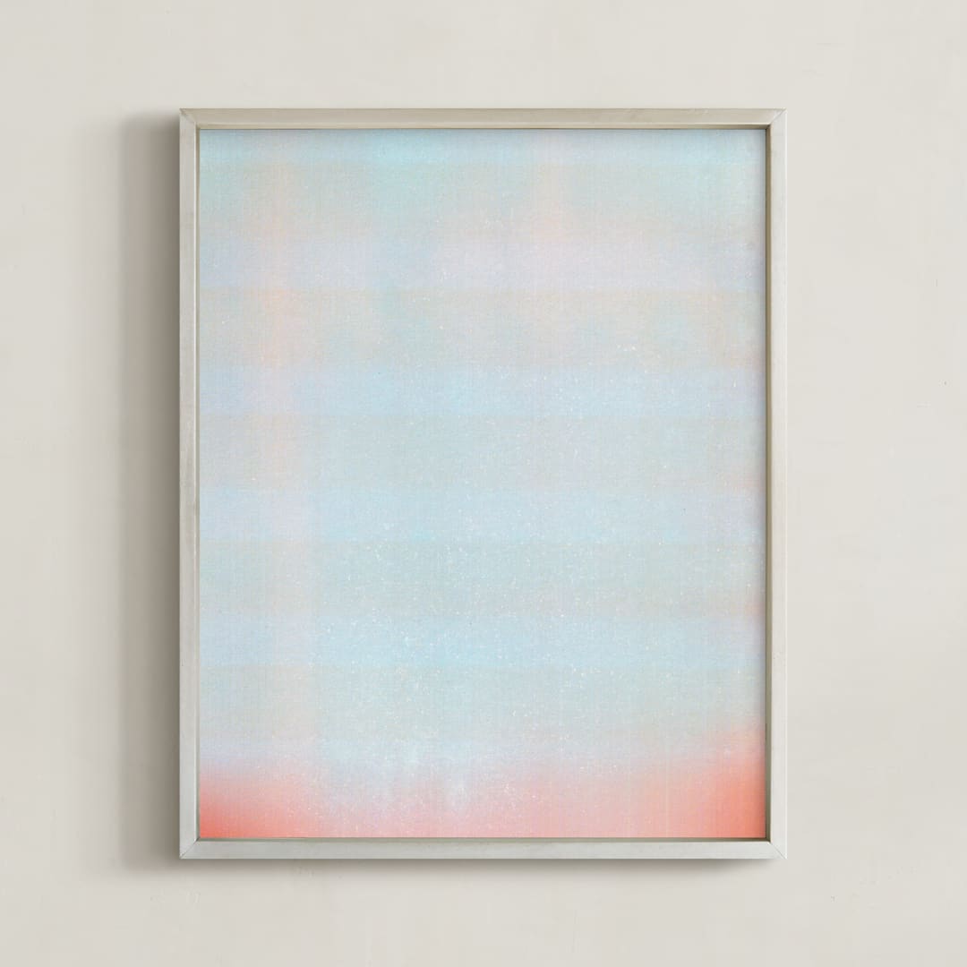 "photo abstract" - Art Print in Sky by Lo Res - Framed
