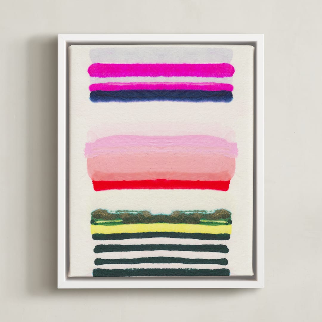 "You Are Beautiful" - Art Print in CANDY by HAPI ART - Framed Canvas