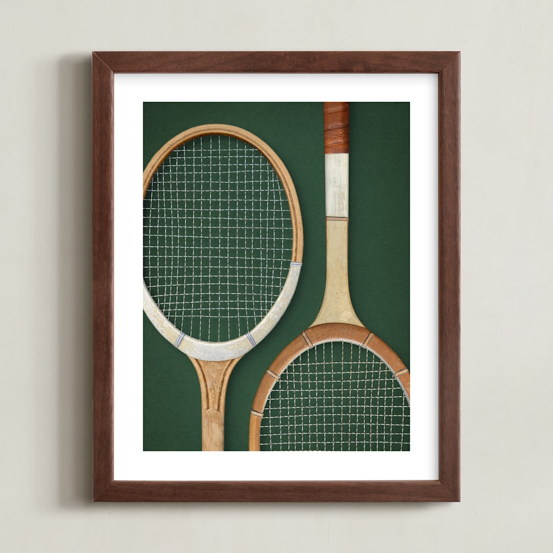 "Timeless" - Art Print in Evergreen by Paola Benenati - Framed